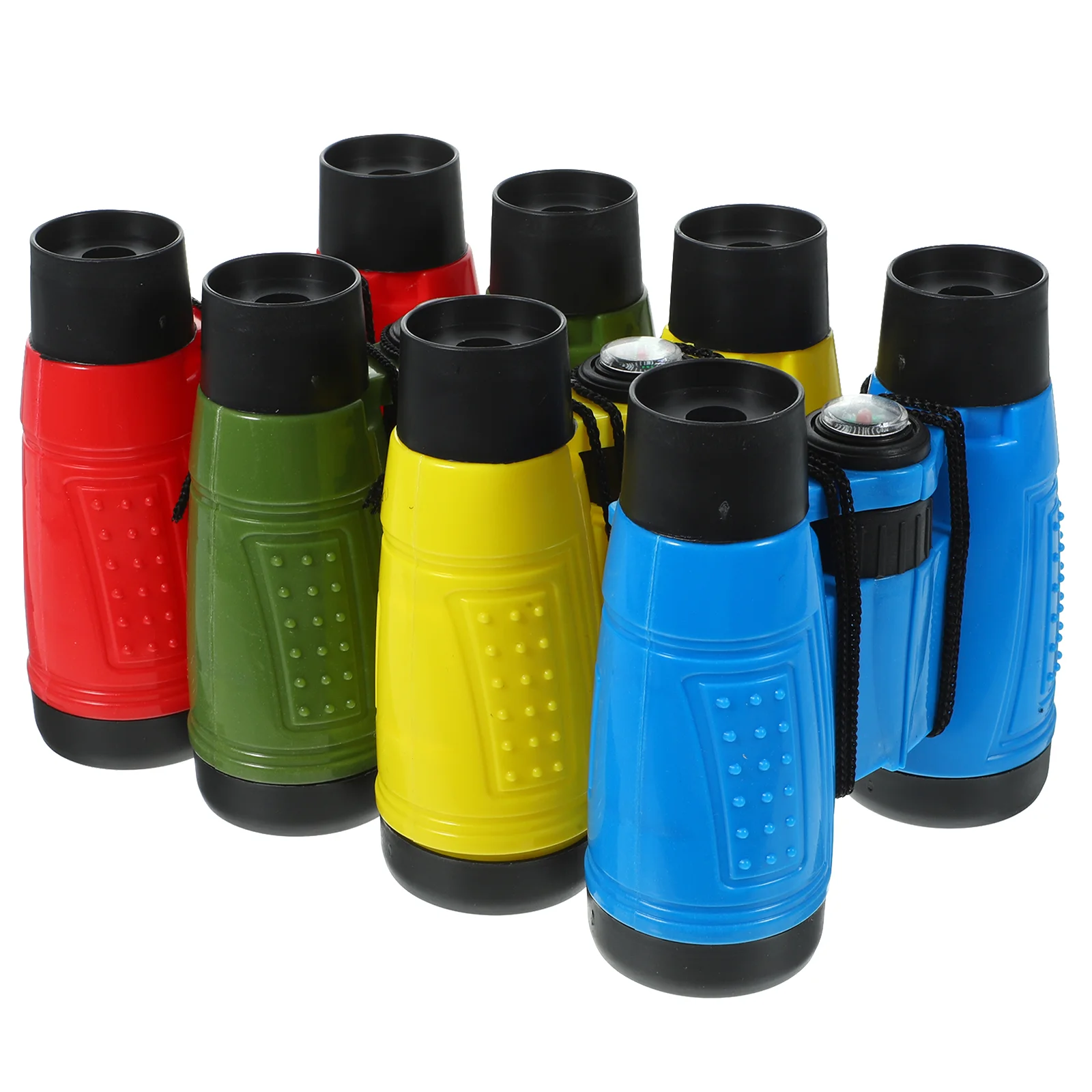 

8pcs Portable Travel Telescopes with Compass Compact Telescope Hanging Telescopes
