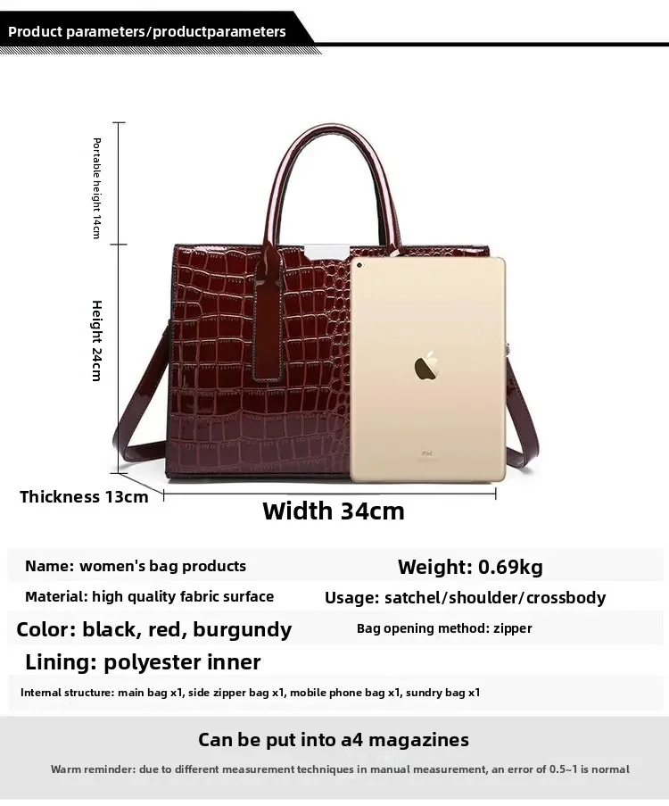 Crocodile Leather Bag luxury handbag