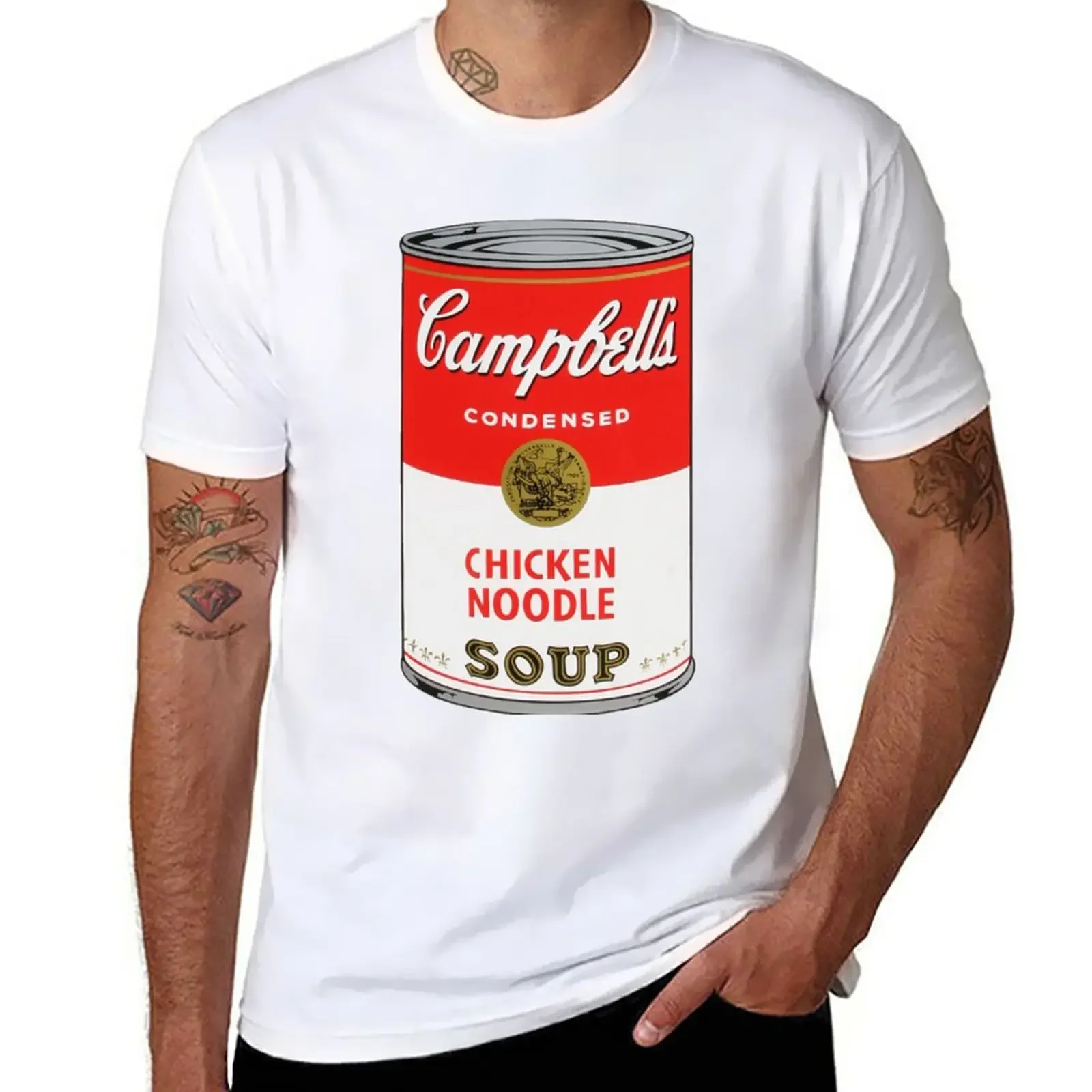 

Andy Warhol Campbell's Soup T-Shirt anime clothes cute clothes fitted t shirts for men