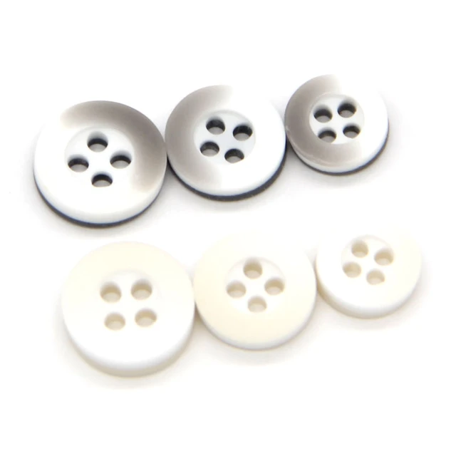 3mm Thickness Mother of Pearl Shirt Buttons - Single Pack