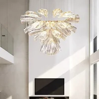 Italy Designer Creative Crystal Glass Pendant Lights Modern Dining Living Room Luxury Chandelier Lighting Bar Villa Hanging Lamp 2