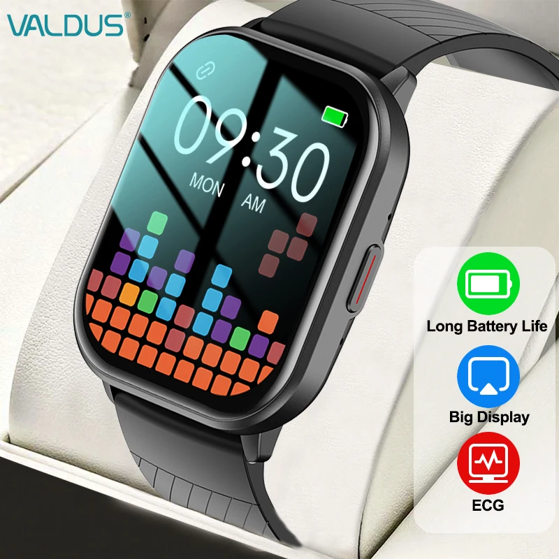 

Умные часы VS02 с HD-экраном 2,01 дюйма, функцией измерения пульса и Bluetooth
