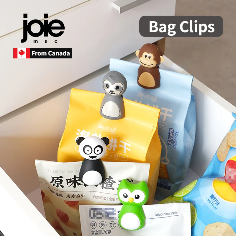 JOIE Sealed Clips Cute Animal Style Portable Practical Food Sealing Clamp  Clip BPA Free Fresh Food