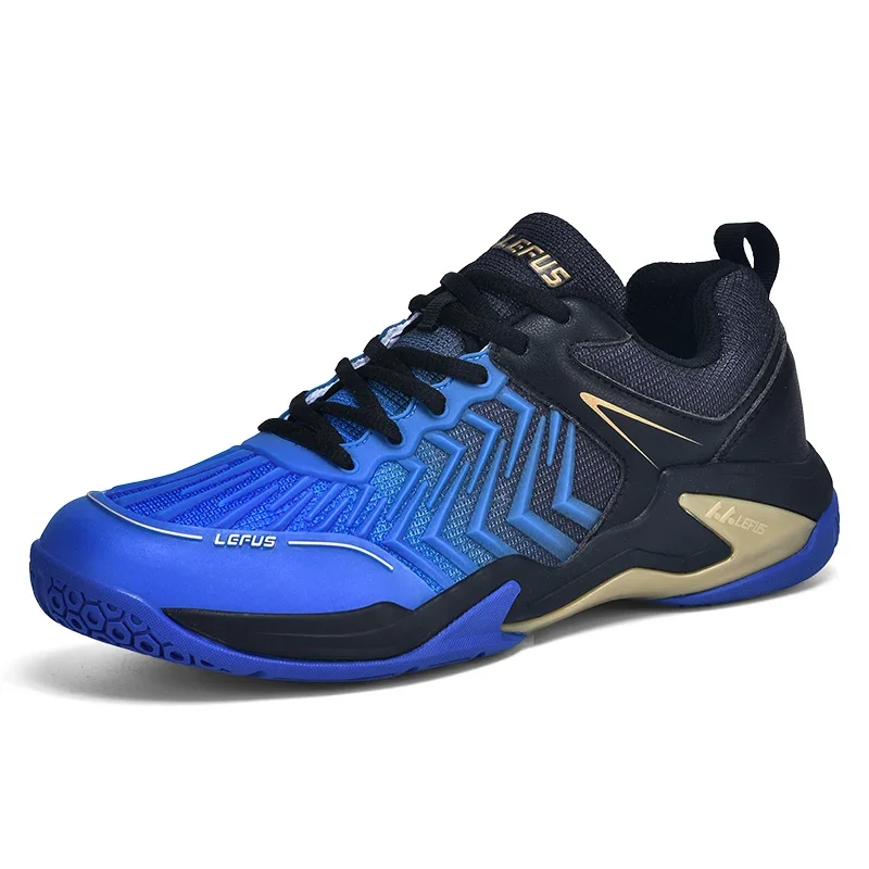 Badminton Shoes for Men Women Blue Professional Anti-Slip Tennis Trainers for Men and Women Indoor & Outdoor