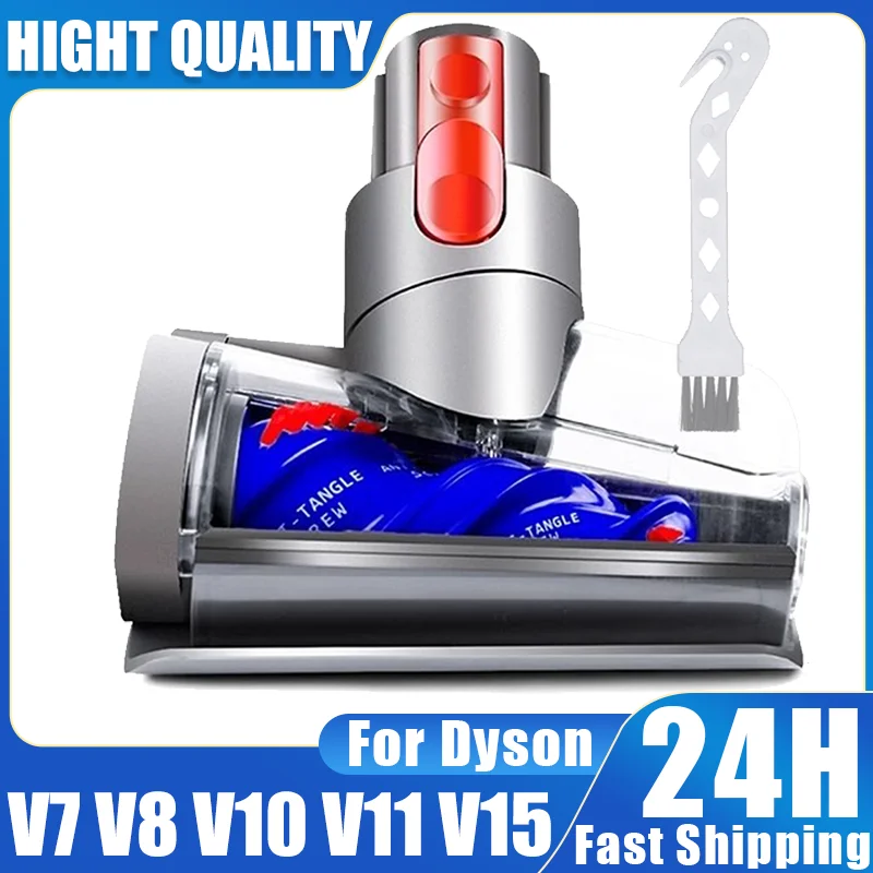 Mini Motorized Brush Head with Pet Hair Cleaning Tool for Carpet and Upholstery