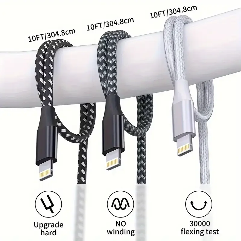 2개입 1개입 MFi 인증 고속 충전 A to Lightning 케이블 USB 데이터 와이어 코드 아이폰 14 13 12 11 X XS용 충전 케이블
