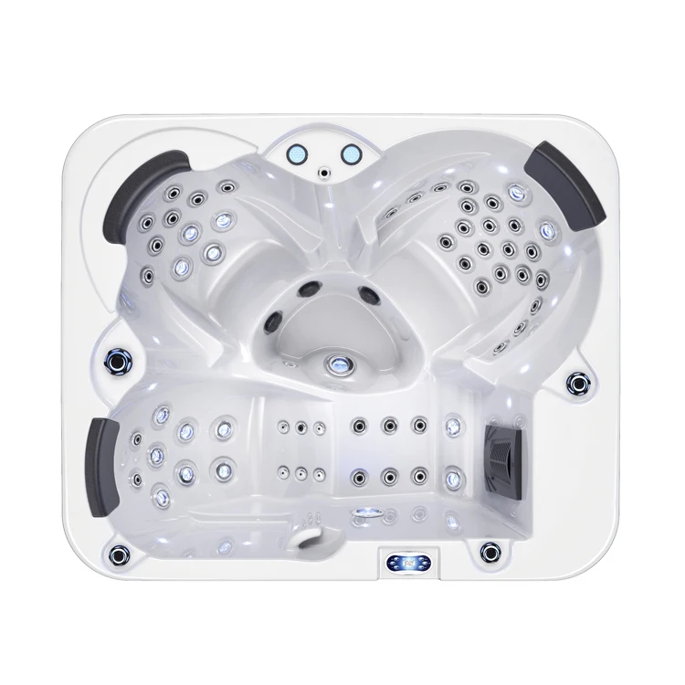 Hot tub supplier 3 personnes garden whirlpool spa vasca idromassaggio da esterno 2