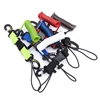 YD61 Scubas Diving Coiled Lanyard Quick Release Clip Heavy Duty Antilost Underwater Spring Coiled Camera Strap for Dive Light 4