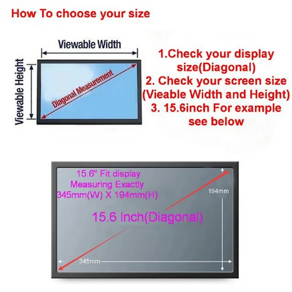 Privacy Screen Protector For Laptop 14 15.6 13 17 18.5 inch Notebook PC Computer Anti-spy Filter Waterproof Matte Film Anti-peep