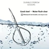 New Butterfly Shape Eyebrow Scissors Curved Blade Cuticle Scissors Professional Stainless Steel Manicure Trimmer Hair Remover To 3