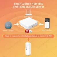 Zigbee 3.0 Temperature And Humidity Sensor Thermo meter Hygrometer Home Automation For Alexa Amazon Google Home Assistant Z2M - Image 2