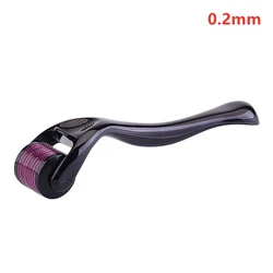 Revitalizing Micro Needles 540 Derma Roller for Enhanced Facial Skincare (Black B 0.2mm)