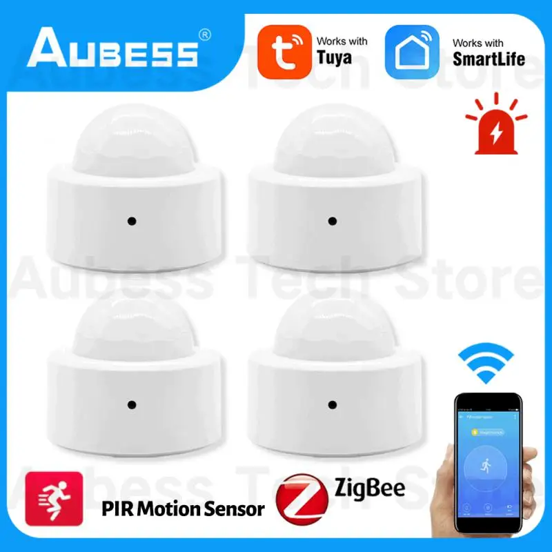 1/2/3/4/5/6 Pcs Aubess Tuya ZigBee PIR Motion Sensor ZigBee Presence