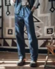 Non Stock Retro 1920s Wabash Stripe Railroad Work Pants Vintage Mens Workwear Jeans 2