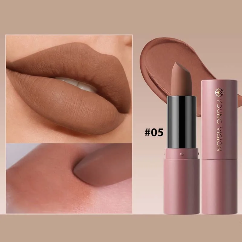 Velvet Finish Matte Lipstick Set: Long-Lasting, Non-Fading & Smudge-Proof