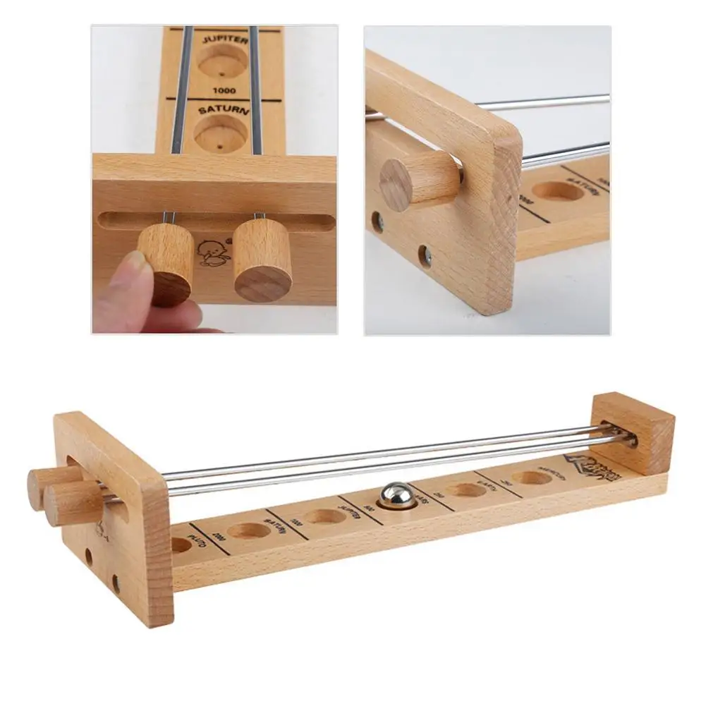 Shoot The Moon Wooden Hockey Toy Family Fun Games Educational Toys Children Attention Hand Eye Coordination Training 2