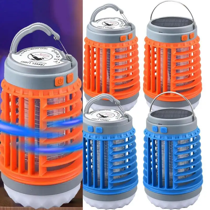 Flys Zapper Indoor Solar Powered Waterproof Electric Flys Zapper Electric Fly Zapper Lamp Lampada Uv Light Fly Killer Per Il Campeggio