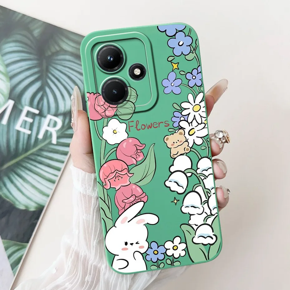 Chic Lens Protective Soft Silicon Phone Case with Cute New Design