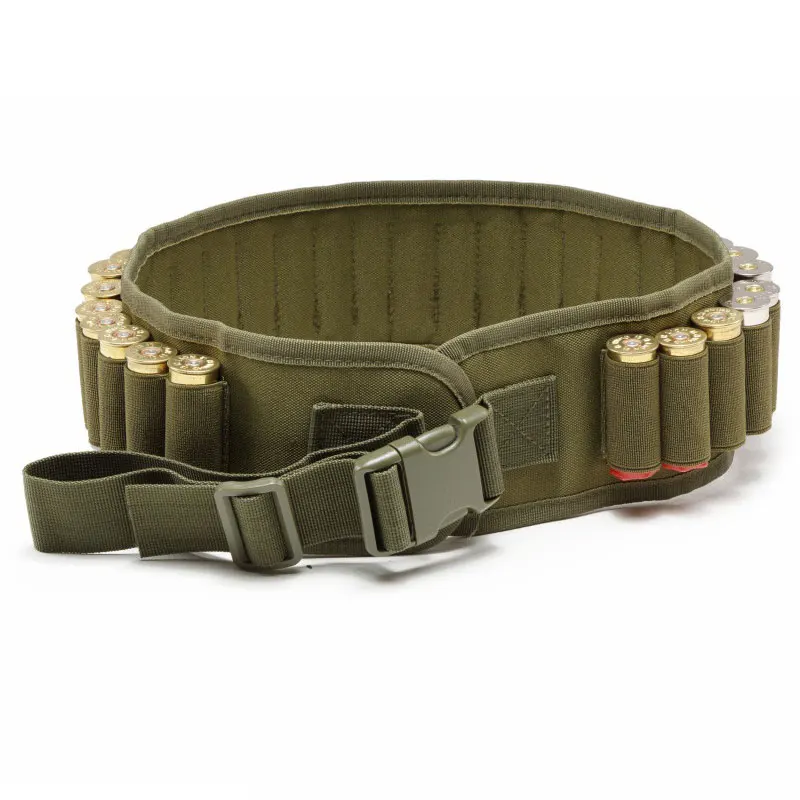 

30 Rounds Shell Belt 12GA Shell Holder Tactical Camouflage Cartridge Belt Outdoor Army fan CS sport Training equipment NA07S