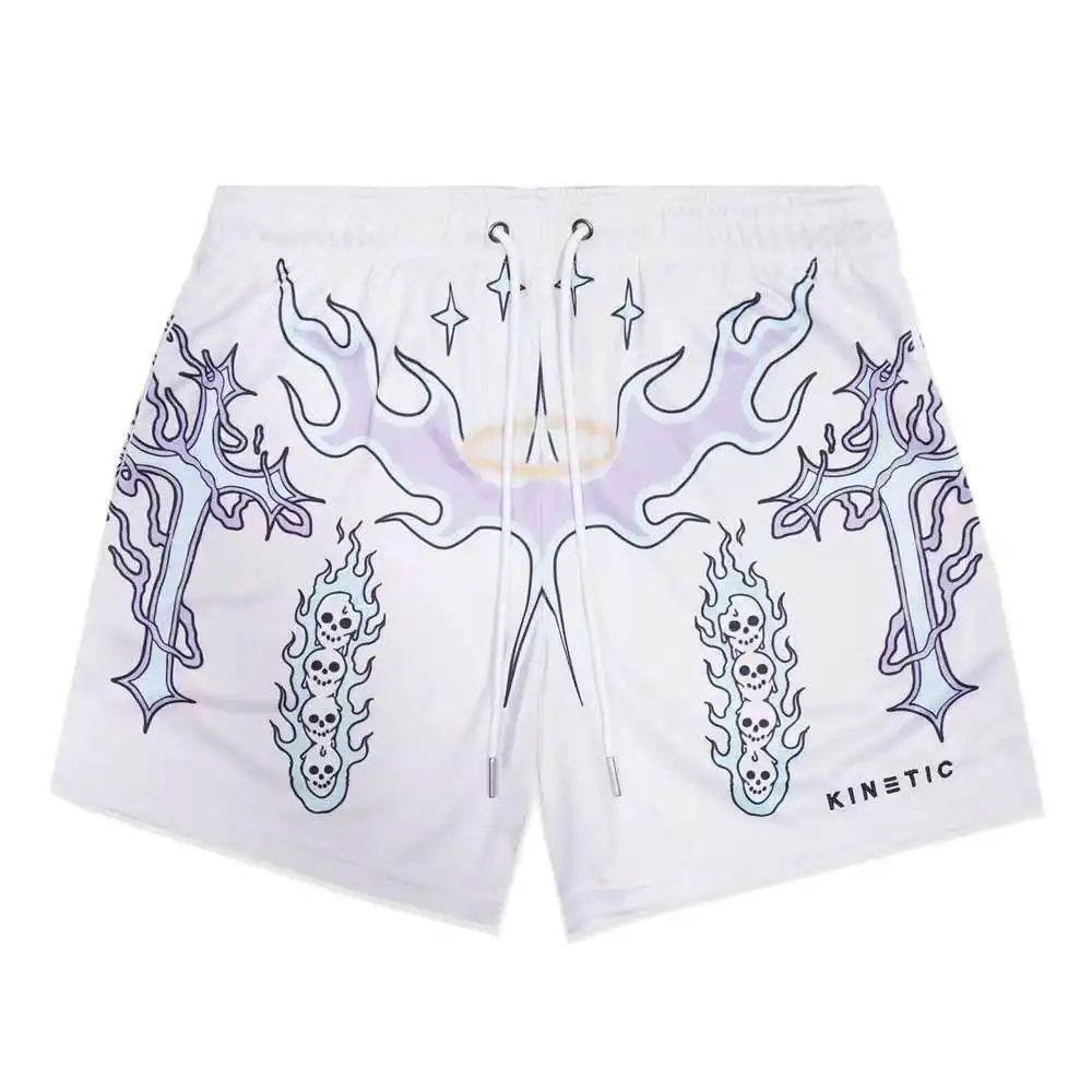New Mesh Breathable Men Shorts GYM Basketball Running Quick-Drying Shorts  Print Fashion Shorts Summer Shorts Beach shorts 3