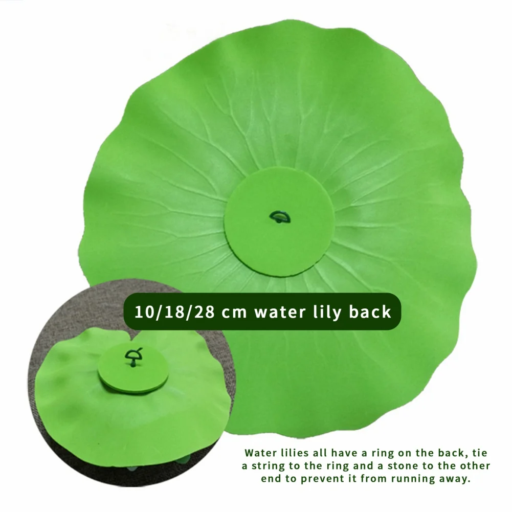 Artificial Lotus Plant Artificial Lotus Fake Plant DIY Water Lily Simulation Floating Lotus Garden Pond Fish Tank Decoration Artificial Flowers