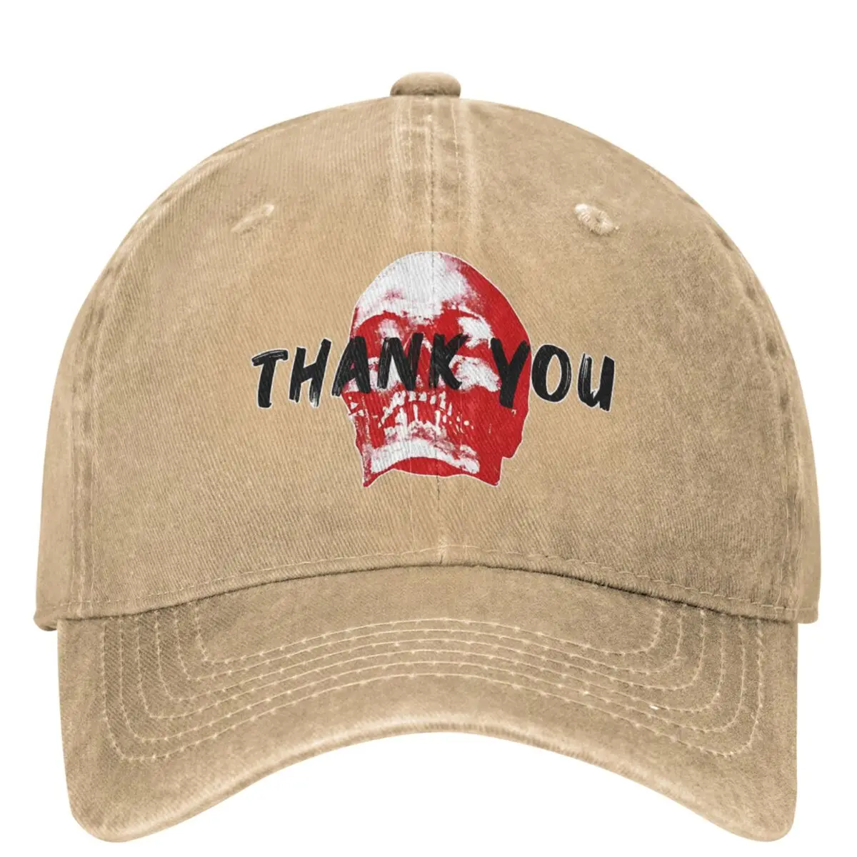 

Кепка-бейсболка с надписью Thank You, в стиле ретро