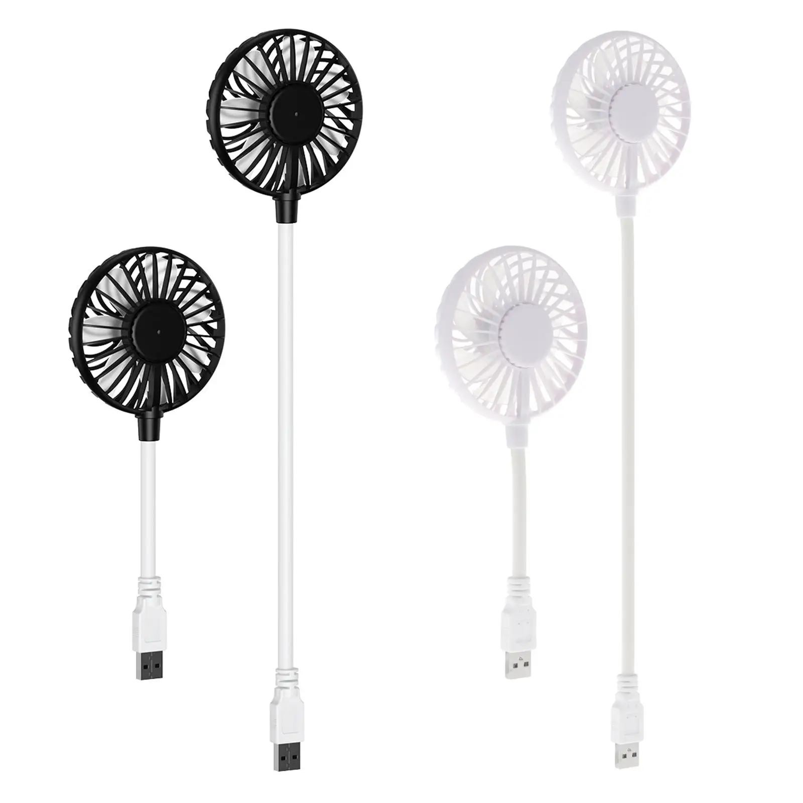 USB Fan 5V 1A Small Personal Fan Flexible Neck for Laptop or PC Multipurpose