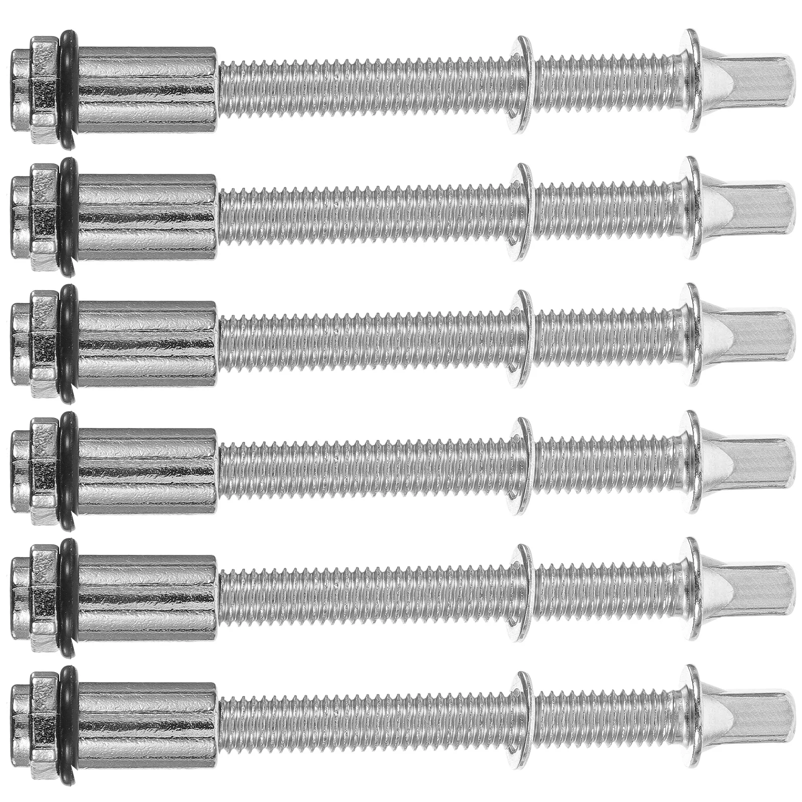 

6 Pcs Drum Screw Fittings Percussion Accessories for Kit Hardware Metal Jazz Screws