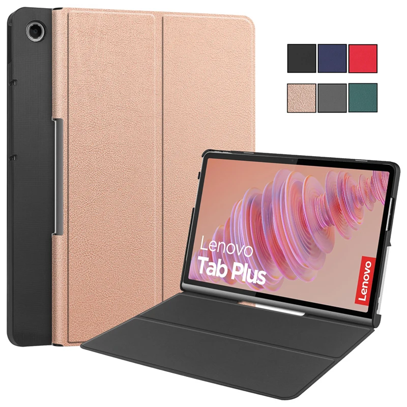 Casing untuk Funda Lenovo Tab Plus 2024 Tablet PU kulit penutup pelindung untuk Lenovo Tab Plus 11.5 inci tb351fu Xiaoxin Pad Studio