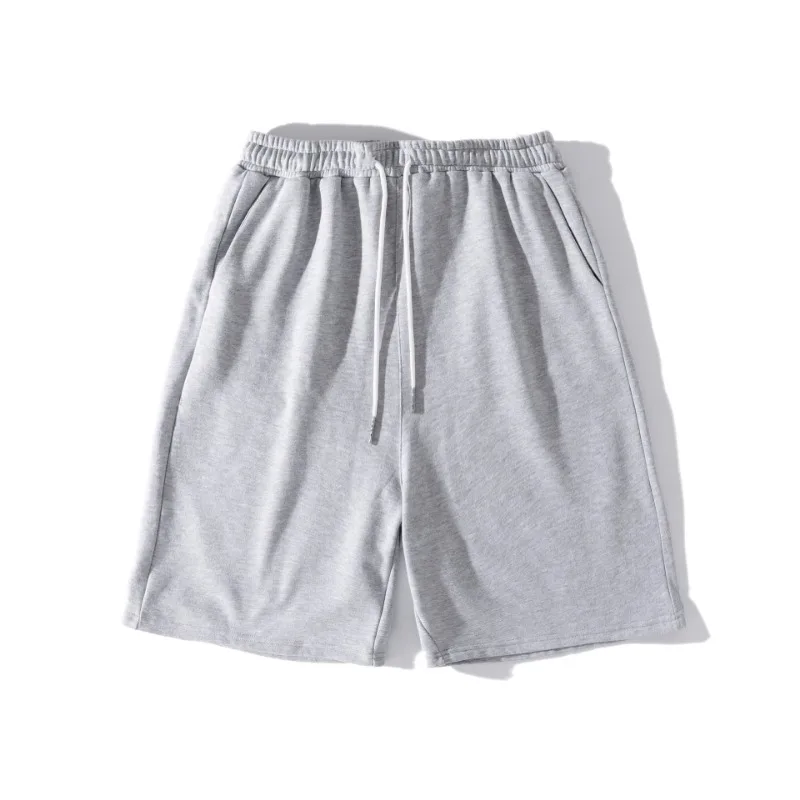 Cotton Solid Color Casual Loose Sports Terry Shorts