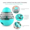 Interactive IQ Puzzle Ball Food Dispenser Automatic Training Toy for Pets Sustainable Rubber Dog Feeder Funny Style
