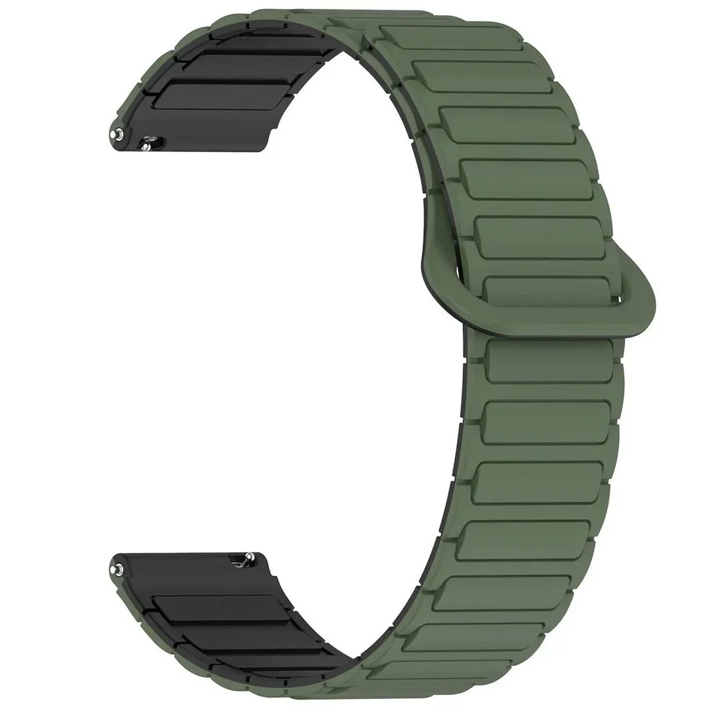 Versatile Magnetic Silicone Watch Band in Multiple Sizes