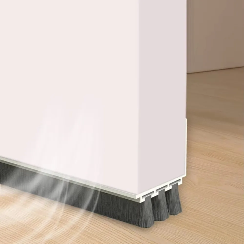 Triple-Layer Soundproof Door Sweep and Seal - Insect & Dust Barrier