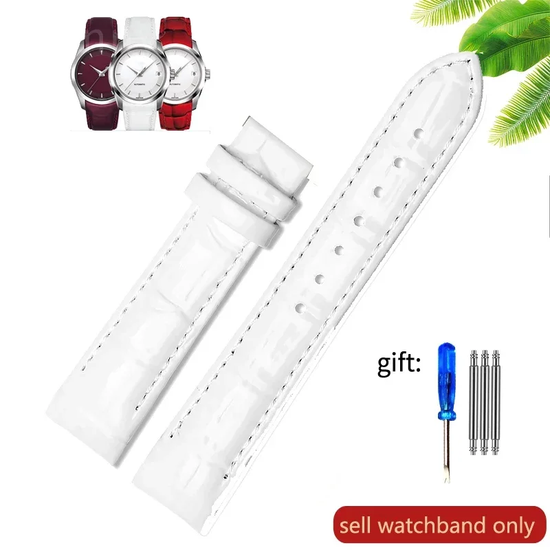 Elegant Genuine Leather Watch Strap - Waterproof & Sweatproof 18mm Women's Band Accessories