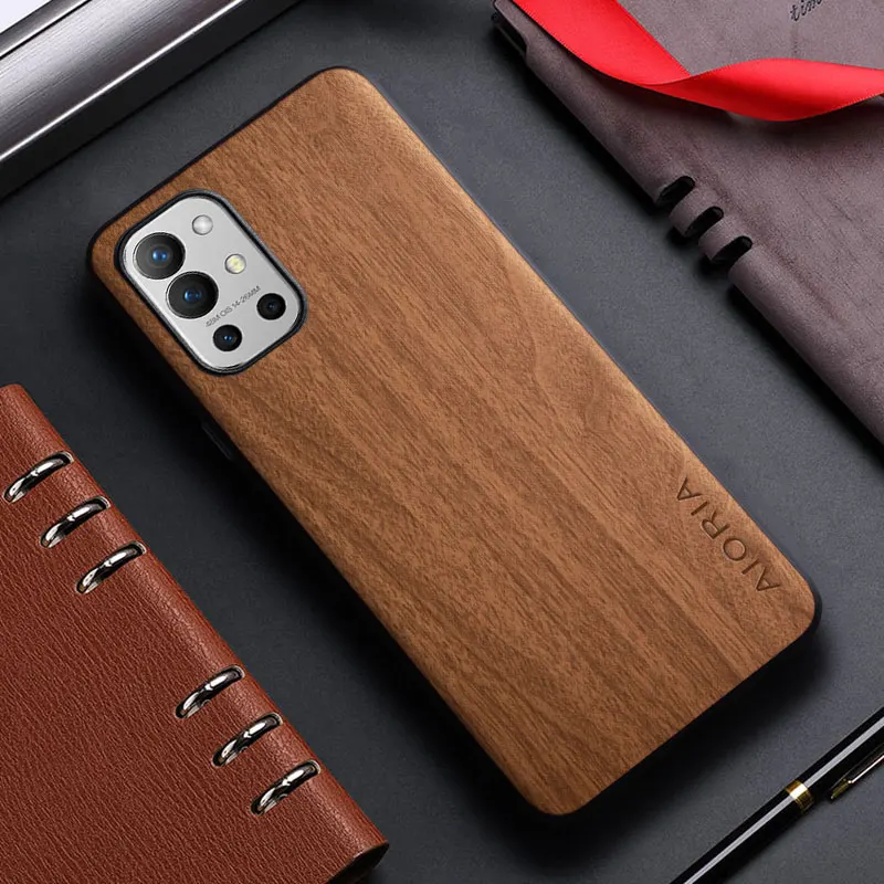 Bamboo Wood Pattern Explosion-Proof Case - Four-Corner Protection Back Cover