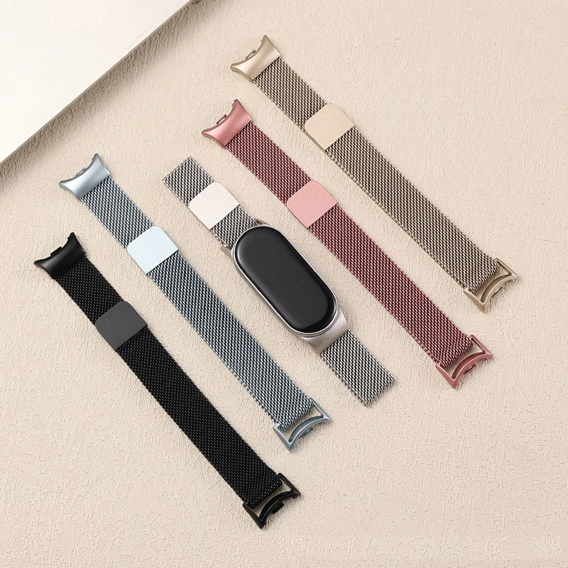 Elegant Milanese Stainless Steel Mesh Adjustable Watch Band