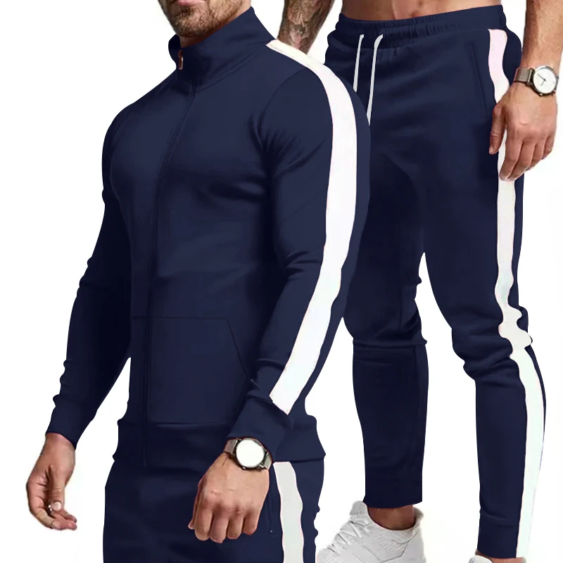 Ensemble de sport à capuche pour hommes, chemise de nuit décontractée, automne, hiver, nouveau, 2024