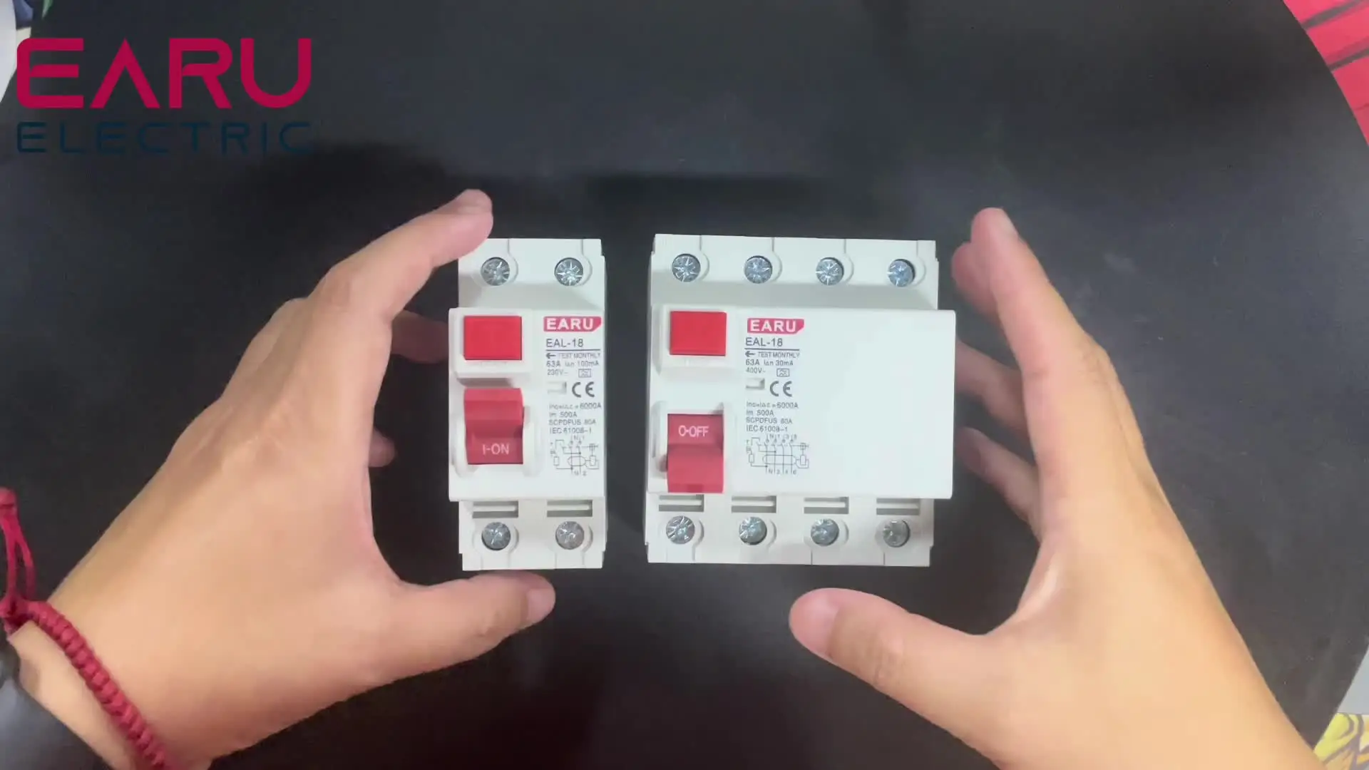 Interruttore Differenziale DEWIN 1P+N 32A 230V – RCCB Con Protezione Da Sovraccarico E Finestra Di Stato