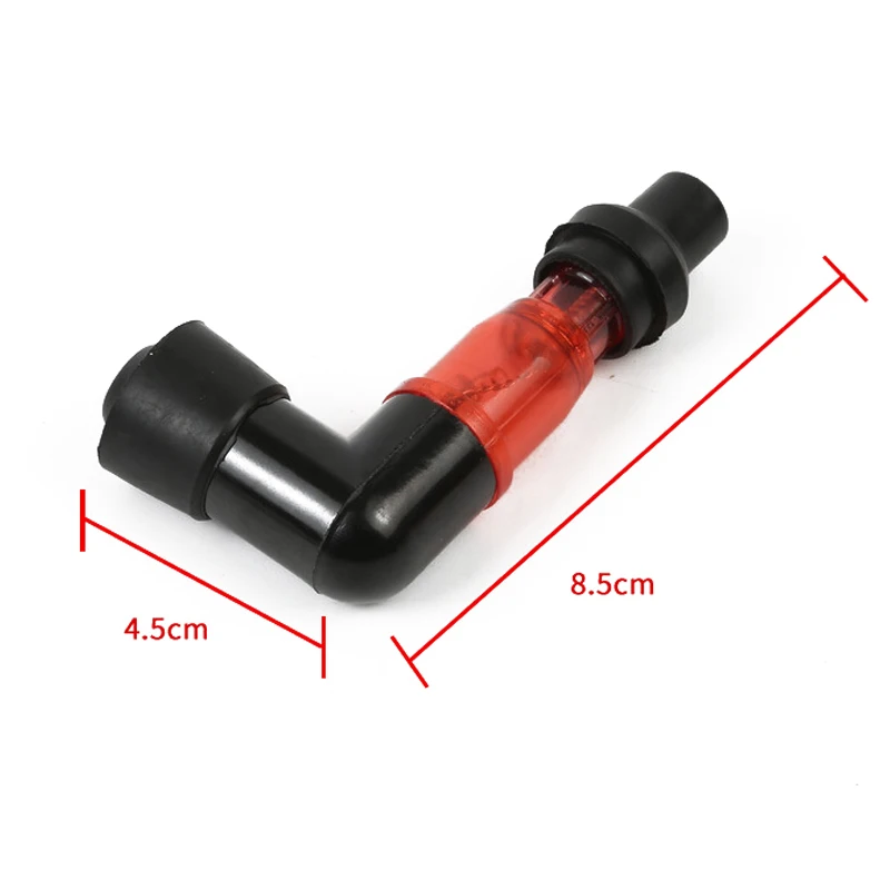 Universal Motorcycle Flash Spark Plug Cap Motorcycle Ignition Spark Plug Cap Elbow Flashing For Motorbike Motorcycle Spark Plug Cap