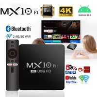 android tv box decoder 2024 4k android 13 mx10 f1 digital wholesale onn certificado smart android tv box - Image 4