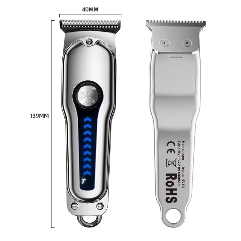 Xiaomi Electric Hairdresser Shaving Head Pusher USB Rechargeable Electric Pusher Clipper Hair Home Precision Trimmer For Men 6
