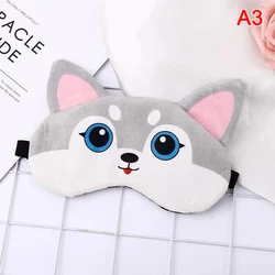 Plush Cat - Themed Soft Eye Mask for Sleeping and Relaxation (C)