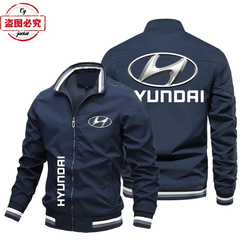 WRC Rally Modern Racing Car Logo Jacket Loose Long Sleeve Men's Top Stand-Up Neck Cardigan Jacket Group Clothing 5