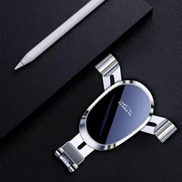Support de téléphone de voiture pour grille d'aération de climatisation, crochet universel, partenaires de navigation, gravité durable spéciale, verrouillage automatique, support rapide 3