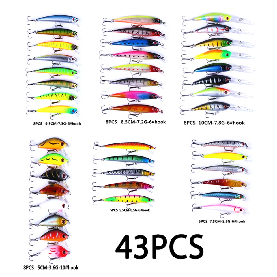 10 Pièces Leurre De Pêche Au Menton Coulant 6 Cm/4,5 G Appât