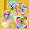 Children Montessori Wooden Clock Toys Hour Minute Second Cognition Colorful Clocks Toys For Kids Early Preschool Teaching Aids 2