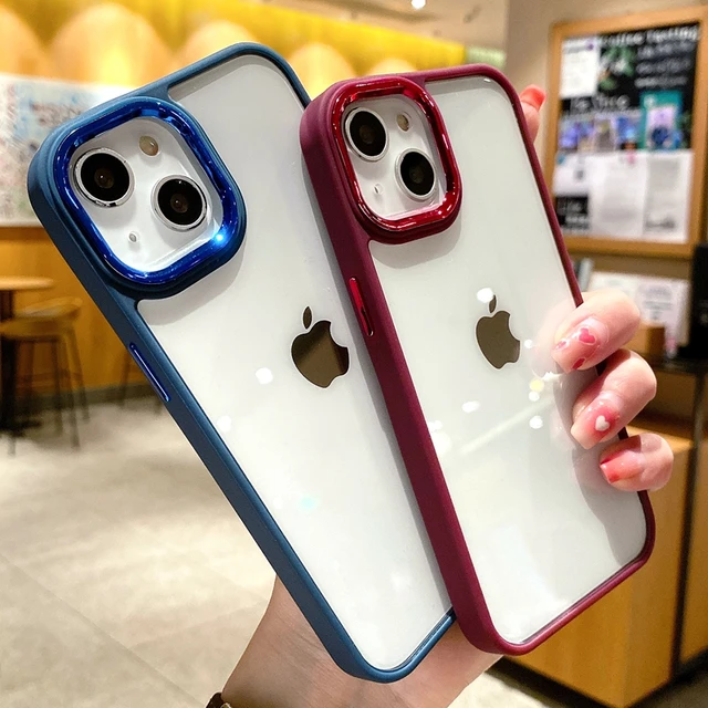 Funda iPhone 14 Plus silicón logo multicolor