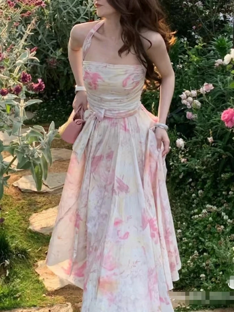 

Aesthetics Slash Neck Fashion 2 Piece Set Women Color Print Crop Tops + Sweet A-Line Skirts Female Harajuku Chic New Design 2024