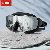 YUKE Large Frame Swimming Goggles Men Women Professional Anti-Fog Waterproof UV Protection Pool Eyewear Adults Swim Glasses 1