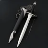 22CM Elf Sting Hobbits Frodo Baggins Bilbo Baggins Middle-earth Weapon Metal Katana Samurai Sword Keychain Ornaments Gift toys 2